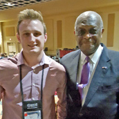 John LeClaire and Herman Cain